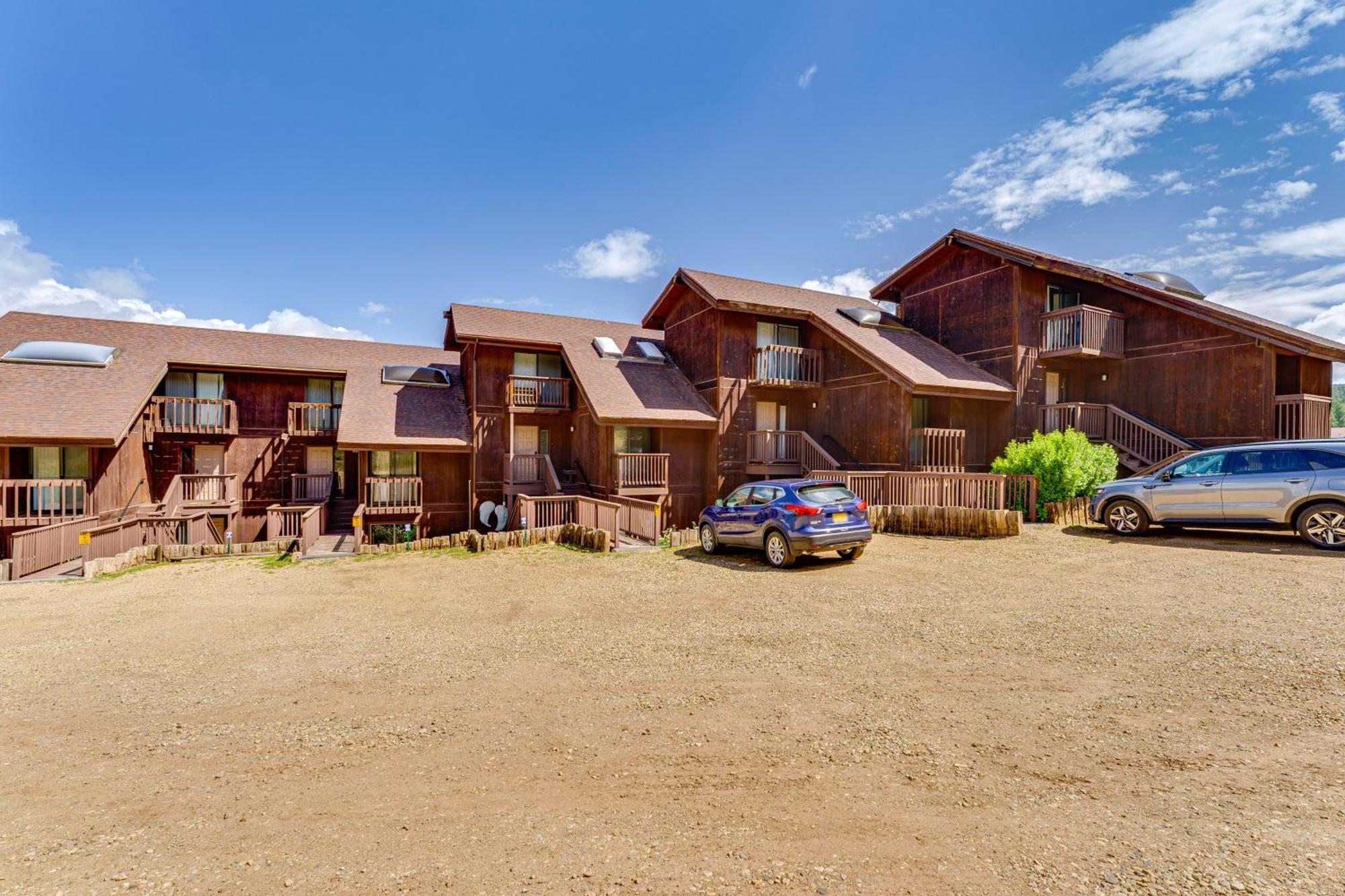 Angel Fire Mountain Condo Steps To Ski Resort! Exterior photo